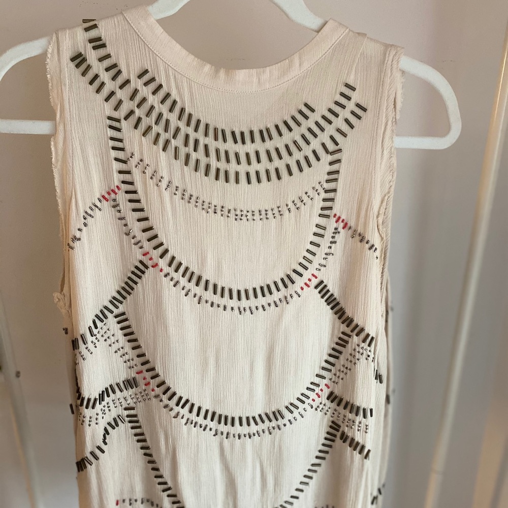 Open Back Embellished Tank